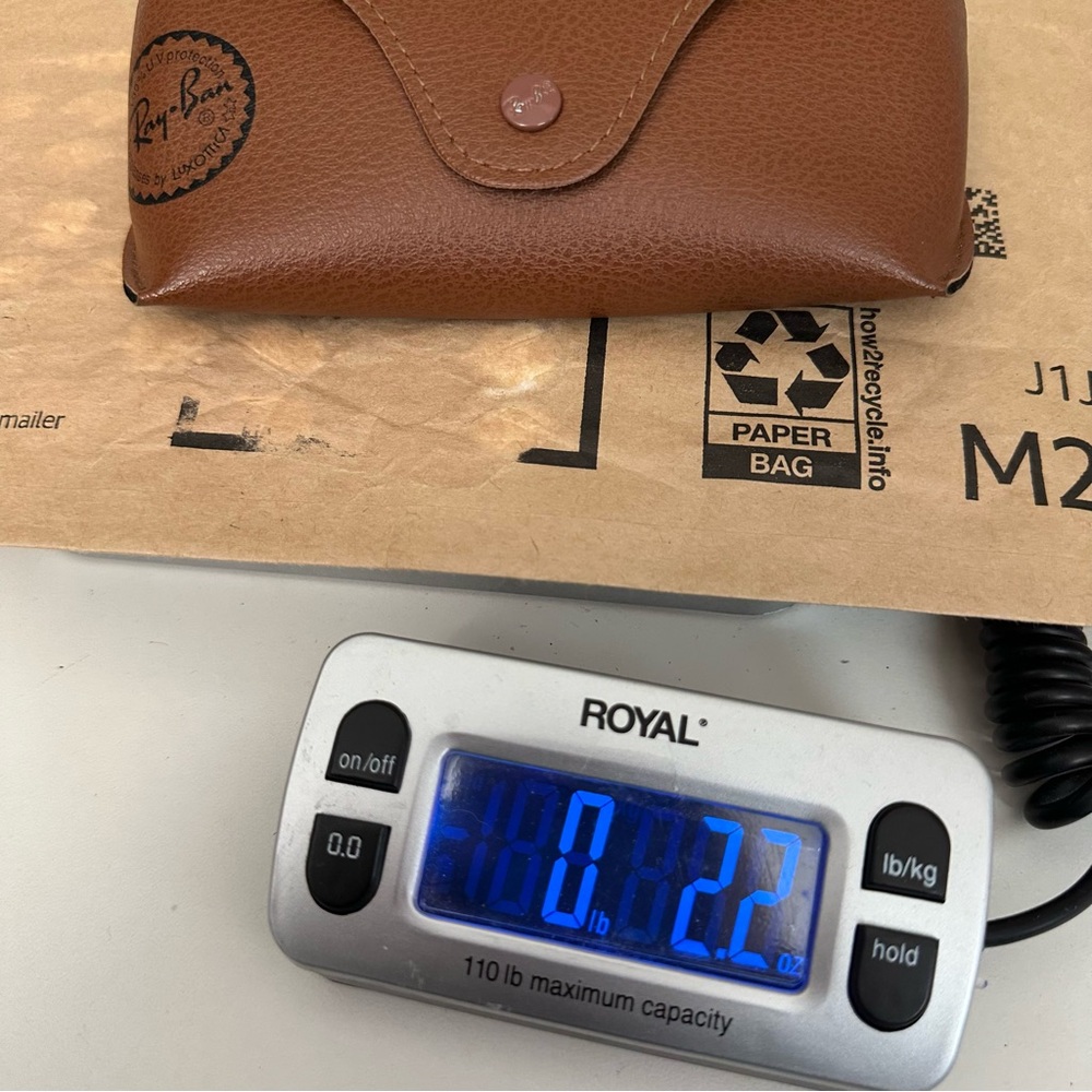 Ray-Ban Brown Sunglasses Case - Picture 6 of 6